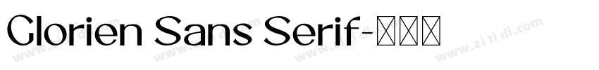 Glorien Sans Serif字体转换